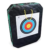 Yate Zielscheibe - Bogenschießen - aus Polimix - inklusive 2 Scheibenauflagen - Bogenscheibe - schonend - mit Griff - für Outdoor geeig