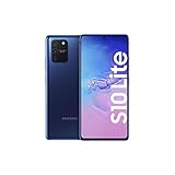 Samsung Galaxy S10 Lite Android Smartphone ohne Vertrag, 4.500 mAh Akku, Schnellldaden, 6,7 Zoll Super AMOLED Display, 128 GB/8 GB RAM, Dual SIM, Handy in blau, deutsche V