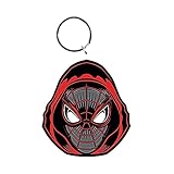 Pyramid International Unisex Spider-Man Miles Morales (Hooded) Rubber Keychain Schlüsselbund, Multi, One S
