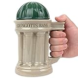 Harry Potter Gringotts Bierkrug mit Deckel, Keramik, groß, 880 ml, für Kaffee, Tee, Buttebeer und mehr, tolles Harry Potter Geschenk
