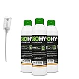 BiOHY Spezial Polsterreiniger (3x250ml Flasche) + Dosierer | Ideal für Autositze, Sofas, Matratzen etc. | Ebenfalls für Waschsauger geeig