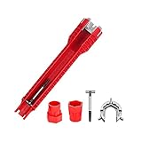 MOPOIN Waschbecken Installer Doppelkopfschlüssel Werkzeug, 8 in1 Sink Faucet Installer Spülenschlüssel, Sanitär Werkzeug, Mehrzweck Schraubenschlüssel für Toilettenschüssel Spülbecken B