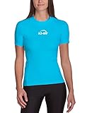 iQ-UV Damen 300 Slim Fit UV T-Shirt, Türkis, XL (44)