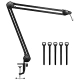 InnoGear professionell Mikrofonständer, Handfeste Mikrofonhalter Mic Arm Aussetzung mit innnerer Feder für Blue Snowball, Blue Yeti, Yeti pro, Blue Yeti X