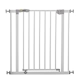 Hauck Türschutzgitter / Treppenschutzgitter für Kinder Open N Stop Safety Gate / ohne Bohren / 75 - 80 cm breit / erweiterbar mit separater Verlängerung / Metall Gitter / weiß