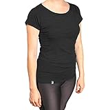 ALPIN LOACKER Merino T-Shirt Damen - Das Premium Merinowolle Kurzarm Wander Funktionsshirt für Outdoor und Freizeit (Groß, Schwarz, l)
