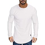 Herren Freizeithemden Große Größe Longsleeve Slim Fit Lange Muscle Style Langarmshirt Dünne Atmungsaktiv Casual Fitness Langärmeliges Sport Shirt Funk