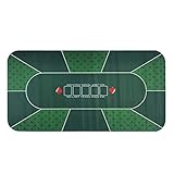 Rsoamy Pokerauflage, Spielfläche Poker Tischplatte für den eigenen Pokertisch - Deluxe Pokertuch – Pokerteppich – Pokertischauflag