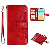 Suhctup Hülle Kompatibel für Samsung Galaxy Note 8,Lederhülle PU Flip Cover Tasche Brieftasche Schutzhülle Magnet Handyhülle mit Kartenfächer Case mit Seil Schutzhülle Abnehmb