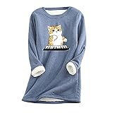Lomelomme Weihnacht Sweatshirt Damen Strickpullover Xmas Pullover Hässliche Weihnachtspullover mit Lustig Muster Weihnachtspulli Ugly Christmas Sweater Jumper mit R