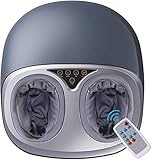 Fußmassagegerät, caresvas Shiatsu Fussmassagegerät Massagegerät für Fuß Elektrisch mit Wärmefunktion, Luftkompression, Rollenund und Kneten, Lindert Schmerzen bei Plantarfasziitis für Bü