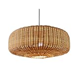 kronleuchter Nordic handgemachte hängende Lampe Gras Rebe Kronleuchter Retro Garden Restaurant Cafe Bar Lounge-Beleuchtung dekorative Lampe Kronleuchter pendelleuchte (Color : A)