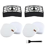 Filterset Shark Staubsauger ZU 560, ZU560C, ZU 561, ZU 562, inkl. 2 Schaumstoffe, 2 Filzfilter, 2 HEPA, 1 Bü