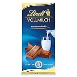 Lindt Vollmilch Schokolade | 100g Schokoladen-Tafel | zartschmelzende Alpenvollmilch-Schokolade | g