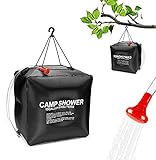 Solardusche Camping,40L Outdoor Gartendusche Warmwasser,Solardusche Duschsack,Solar Heizung Dusche Tasche,Camping Wassersack,Solardusche Tasche,Camping Dusche Tasche,Solardusche Camping