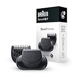 Braun EasyClick Bartschneider Aufsatz für Serie 5, 6 und 7 Elektrorasierer kompatibel mit Elektrorasierer 5018s, 5020s, 6075cc, 7071cc, 7075cc, 7085cc, 7020s, 5050cs, 6020s, 6072cc, 7027