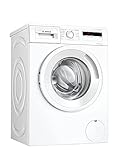 Bosch WAN280A2 Serie 4 Waschmaschine, 7 kg, 1400 UpM, EcoSilence Drive leiser und effizienter Motor, SpeedPerfect schneller saubere Wäsche, ExtraKurz 15‘ Schnellprogramm in 15 M