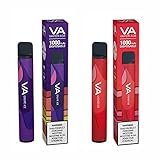Einweg Vape Puff bar 1000, VA E-Zigarette vape set, vape stick 650 mAh (GRAPE ICE+ LYCHEE)