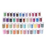 Epoxidharz-Pigment - 48/56 Farben kosmetischer Grad Perlglanz natürlicher Glimmer Mineralpulver Epoxidharz-Farbstoff-Perlenpigment DIY Schmuck Handwerk Herstellung Zubehö