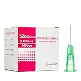 100 Stück 32G-0.5IN/13mm Edelstahl Dosierzubehör, einzeln versieg