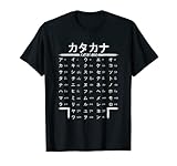 Japanisch Katakana Alphabet Lernen für Anime und Manga Fans T-S