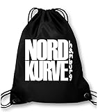 Luckja Nordkurve Hamburg Turnbeutel Sportbeutel Tasche Schwarz-W