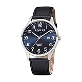 Regent Herren Analog Shioj. VJ32 Uhr mit Leder Armband 11110807