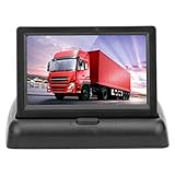 Auto-Rückansicht-Kopfstützen-Monitor, Auto-LCD-Monitor 4,3 Zoll LCD-Bildschirm Dash-Ständer Rückansicht-Monitor für Auto-Videoplayer für Computer-Display für Mini-TV