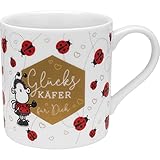 Sheepworld 47312 Tasse mit Geschenkbanderole, 'Glückskäfer für Dich'