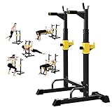 EEUK Hantelbank ständer Langhantelstander Kniebeuge Squat Rack Hantelständer Bankdrücken Multifunktional Kniebeugenständer für Home Gym Krafttraining Stand Fitness,250 Kg Belastbark