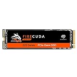 Seagate FireCuda 520, NVMe PCIe X4 Gen4 SSD, 2 TB, NVMe 1,3, m.2 2280 NVMe, PCIe X4 Gen4, bis zu 5000 MB/s, schwarz, inkl. 3 Jahre Rescue Service, Modellnr.: ZP2000GM30002