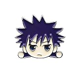 Anime Abzeichen Metall Brosche für Jujutsu Kaisen Gojo Satoru Itadori Yuji Legierung Charakter Pins Cartoon Kleidung Accessoires für Jungen Mädchen, Manga Emaille Pin Dekoration Sammlergeschenk