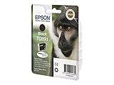 Epson Original T0891 Affe, wisch- und wasserfeste Tinte (Singlepack) schw