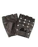 Mil-Tec Biker Fingerlinge Leder m.Nieten Gr.XXL