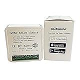 Wifi Schalter Relais Modul 5.0, Smart Home Switch Fernbedienung über Handy für Hausautomation DIY Auf-/Unterputz Kompatibel mit Google Home (vorhandener Schalter bleibt erhalten)