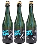 Louie Louie Sekt (3 x 0,75 l), perfekt auch als Geschenk, Bio & Vegan, Winzersekt trocken 11,5%, aus Qualitätsweinen aus Württemberg, Set aus 3 Flaschen Winzersek