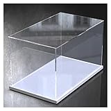 XUEHONG001 Acryl Vitrine Schaukasten, Show Case, 3MM Transparent Acryl Staubdicht Schutz Veranstalter 10MM Base, Zahlen Modelle Spielzeuge Lager Arbeitsplatte Würfel, Stapelb