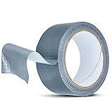 DIAMOND® Aluminium Klebeband Wasserdicht Netzverstärkt 48 mm x 25 yd Grau DUCT Tape | Alu Klebeband Panzertape verstärkt mit einem Glasgittergewebe | Panzerband für PE Rohrisolierung I