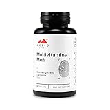 AKSES SWISS Multivitamine Männer | Reich an sibirischem Ginseng, L-Arginin und Zink | Zusammensetzung aus 23 Vitaminen und Mineralien | 90 Tabletten | 3 M