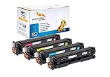 4 Schneider Printware Toner | 40% mehr Leistung | kompatibel für HP 125a für Color Laserjet CM1312nfi MFP CP 1210 1215 1217 1510 1514n 1515n 1518