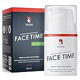 Natürliche Gesichtscreme für Männer 'Face Time' Aktivierende Feuchtigkeitscreme gegen trockene Haut & Falten im Gesicht mit Hyaluron, 50ml, von Groomed Rooster – MADE IN GERMANY