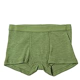 Joha Kinder Jungen Boxershorts Merinowolle/Seide, Größe:110, Farbe:Dark sag