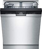 Siemens SN43HS36TE iQ300 Unterbau-Geschirrspüler / E / 92 kWh / 12 MGD / Smart Home kompatibel via Home Connect / varioSpeed Plus / Oberkorb mit rackM