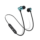 RRunzfon Bluetooth-Kopfhörer, magnetisch, Bluetooth, In-Ear-Kopfhörer, kabellos, Musik, B