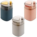 Tragbar Zahnstocherspender Automatischer Zahnstocherspender Zahnstocherspender Drücken Zuhause Zahnstocherhalter Zahnstocher Aufbewahrungsbox für Heimküche Büro Café estaurant(Ein Set Mit 3 Farben)