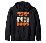 Just Here For The Boos Halloween 2021 Süße Monster Kapuzenjack