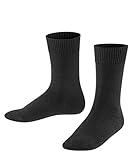 FALKE Unisex Kinder Comfort Wool K SO Socken, Schwarz (Black 3000), 23-26