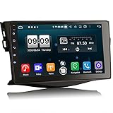 Erisin 9 Zoll Android 10.0 Autoradio GPS Navigation für Toyota RAV4 (2006-2012), unterstützt DAB+, CarPlay, Android Auto, DSP, Bluetooth, WLAN, 8-Kern, 4 GB RAM + 64 GB ROM