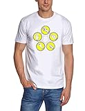 Coole-Fun-Herren Big Bang Theory Vintage T-shirts, weiss, XXXL