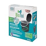 BranQ - Home essential - BioToi, Biologisches Präparat für BranQ Mobile Campingtoilette 15,5 und 22 Ltr., Latrinen und Trockentoiletten , Aerobe und anaerobe Bakterien + Enzyme, 5x25g